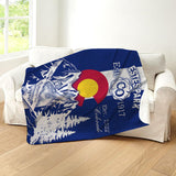 Estes Park Design_3 Sherpa Blanket