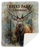 Estes Park Design_4 Sherpa Blanket