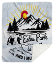 Estes Park Design_7 Sherpa Blanket