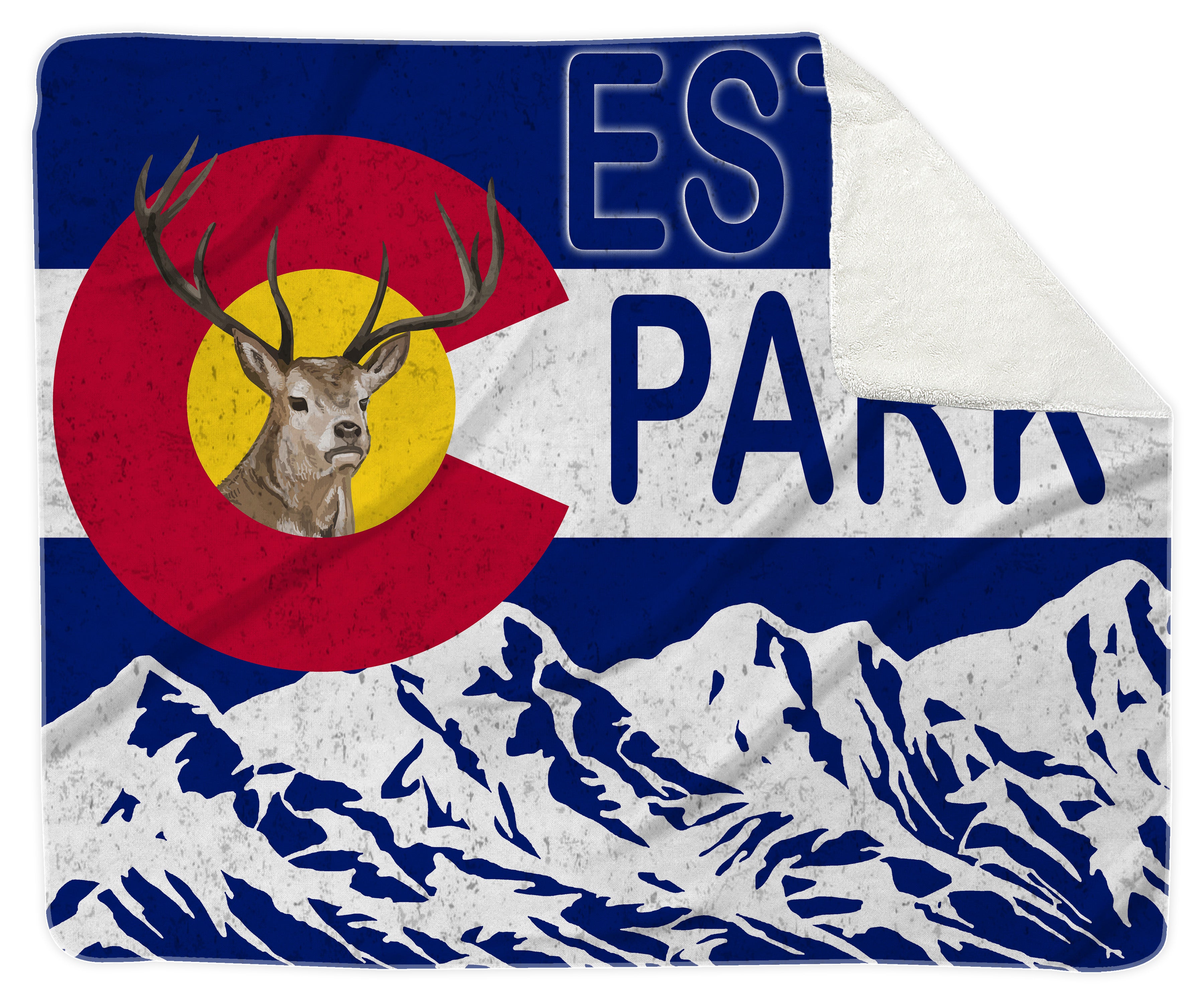 Estes Park Design_9 Sherpa Blanket