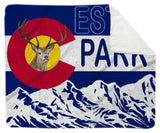 Estes Park Design_9 Sherpa Blanket