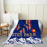 Estes Park Design_1 Velveteen Blanket