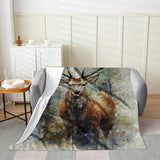 Estes Park Design_4 Velveteen Blanket