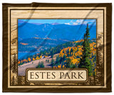 Estes Park Design_5 Velveteen Blanket
