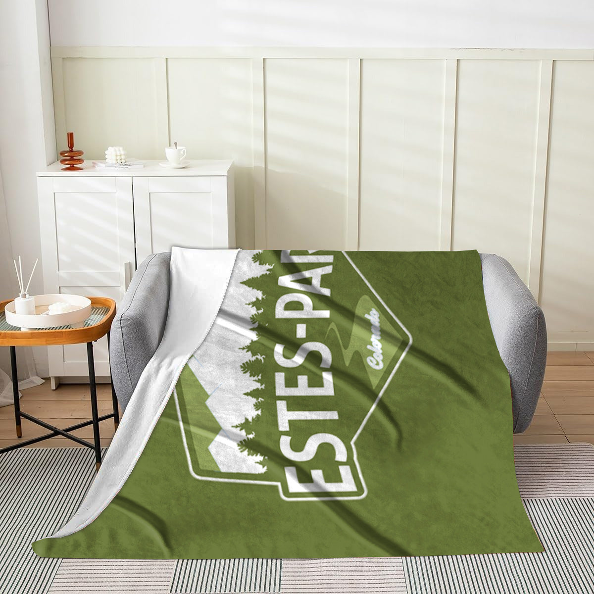 Estes Park Design_6 Velveteen Blanket