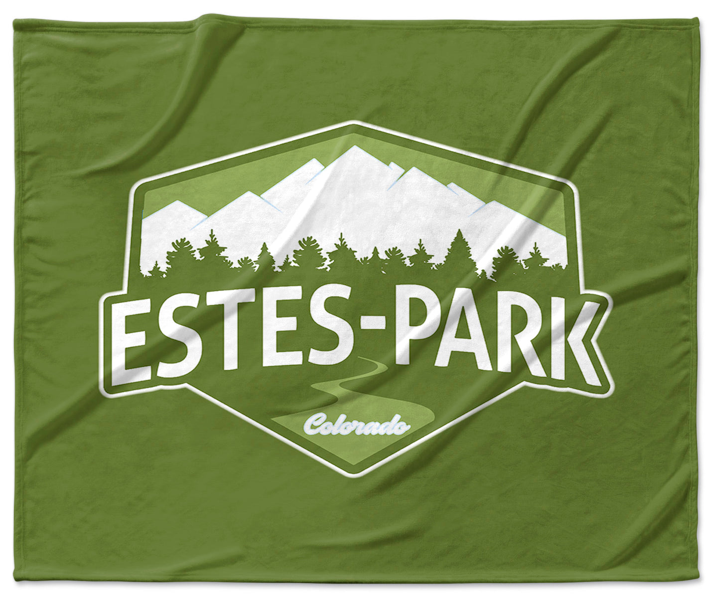 Estes Park Design_6 Velveteen Blanket