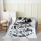 Estes Park Design_7 Velveteen Blanket