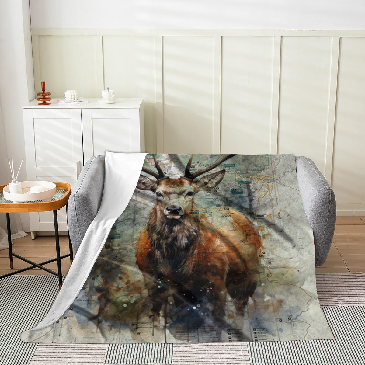 Colorado Flag Design_3 Velveteen Blanket