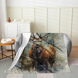 Colorado Flag Design_3 Velveteen Blanket