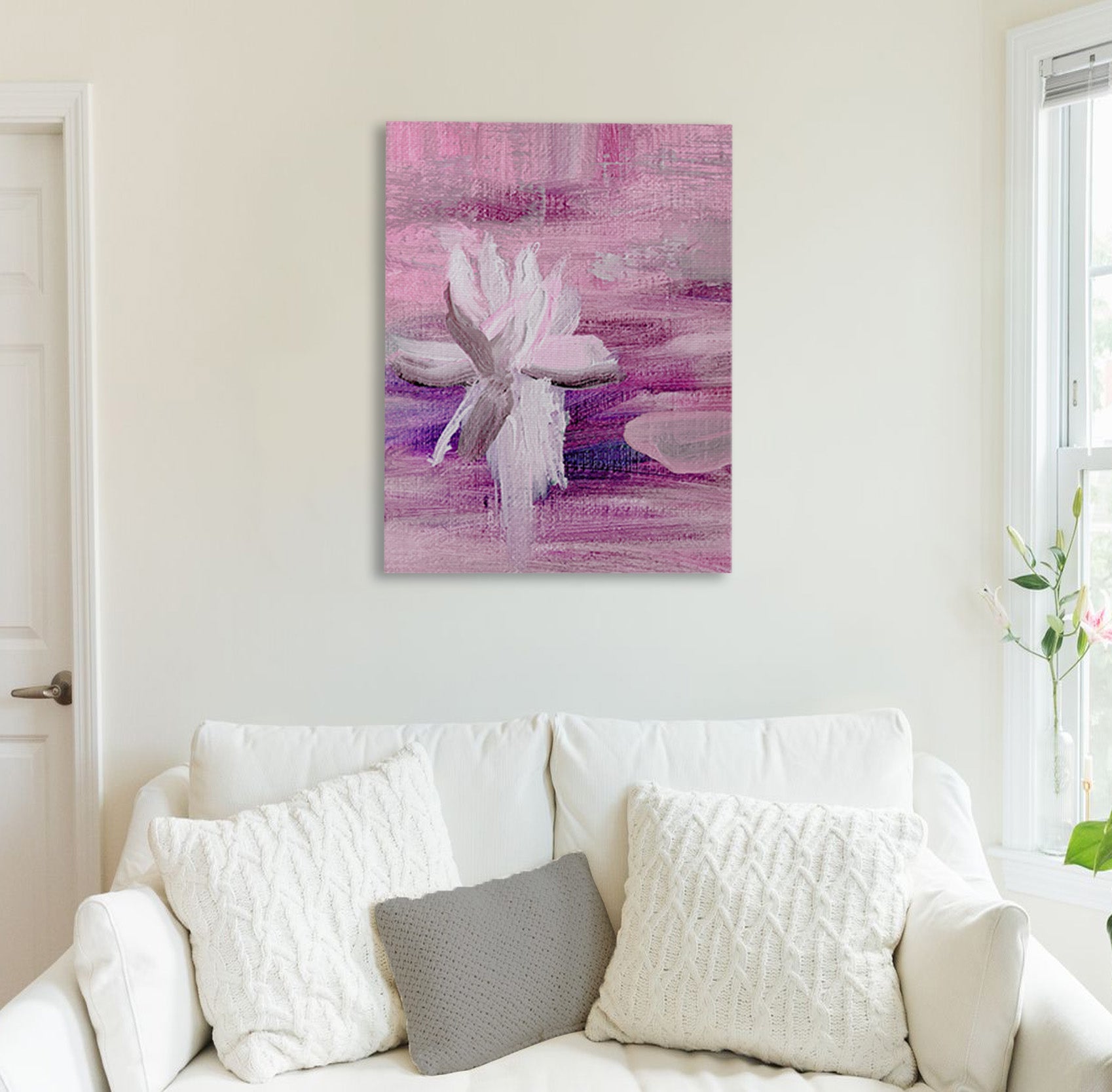 Blossom in Pink Canvas Print