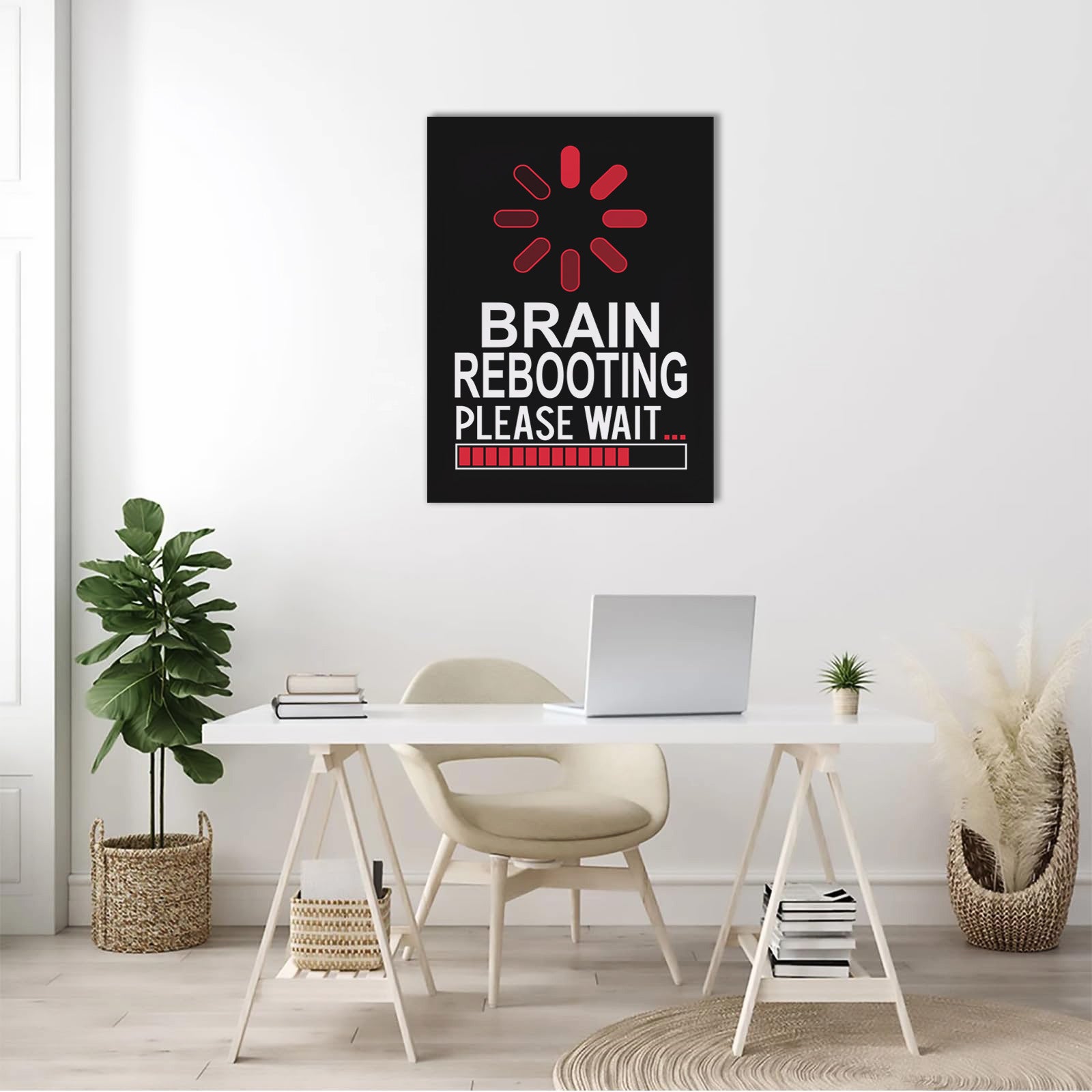 Brain Rebooting Canvas Print