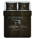 Brown Wood Duvet Cover Set