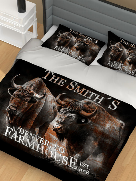 Buffalo Farm Duvet Cover Set