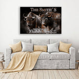 Buffalo Farm Canvas Art