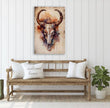 Bull Skull Canvas Art