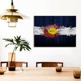 Colorado Flag Design_4 Canvas Print