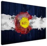Colorado Flag Design_4 Canvas Print
