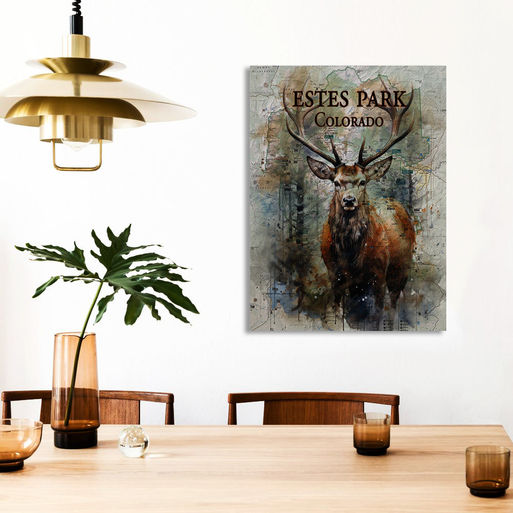 Estes Park Design_4 Canvas Print