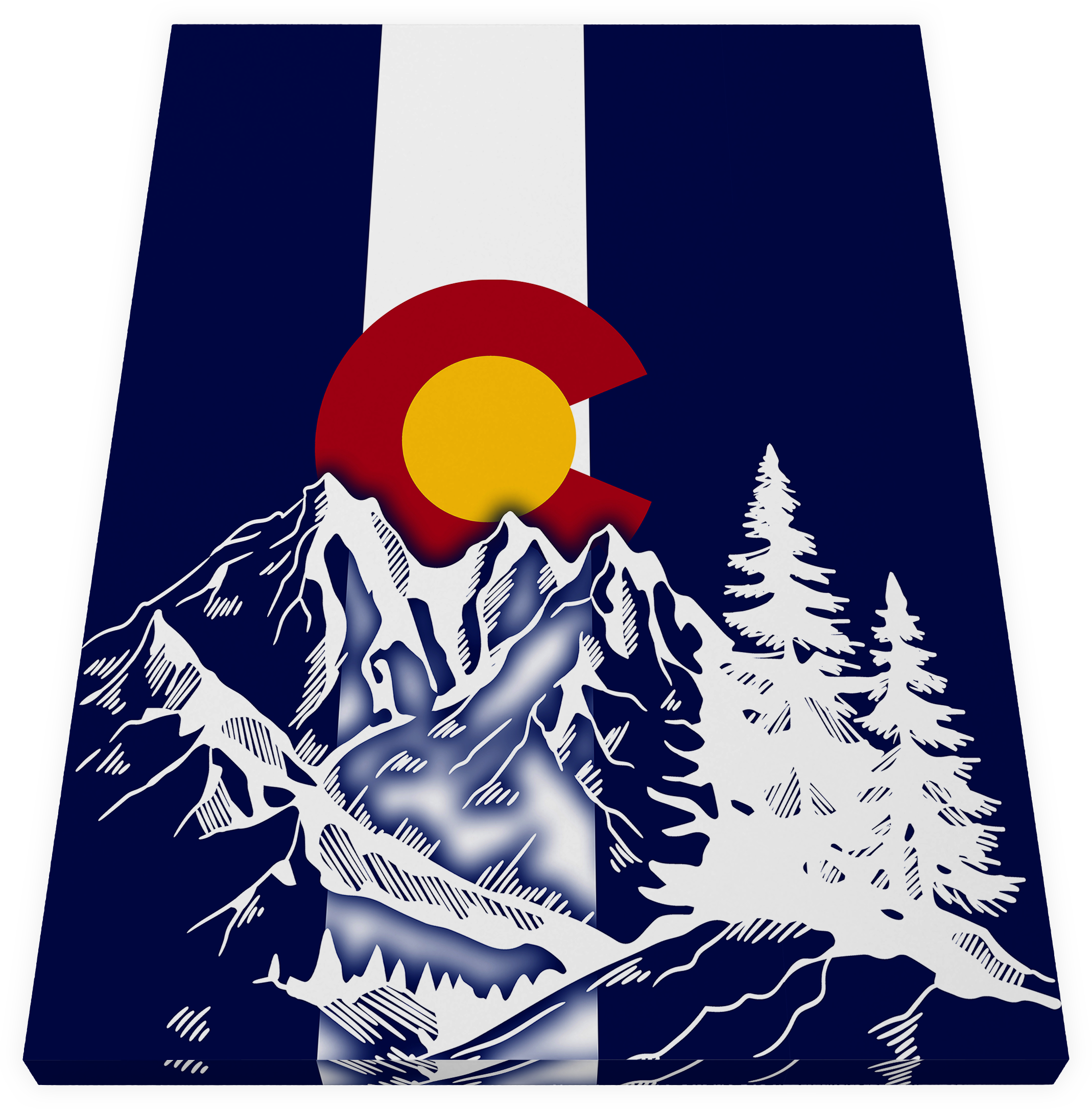 Colorado Flag Design_5 Canvas Print
