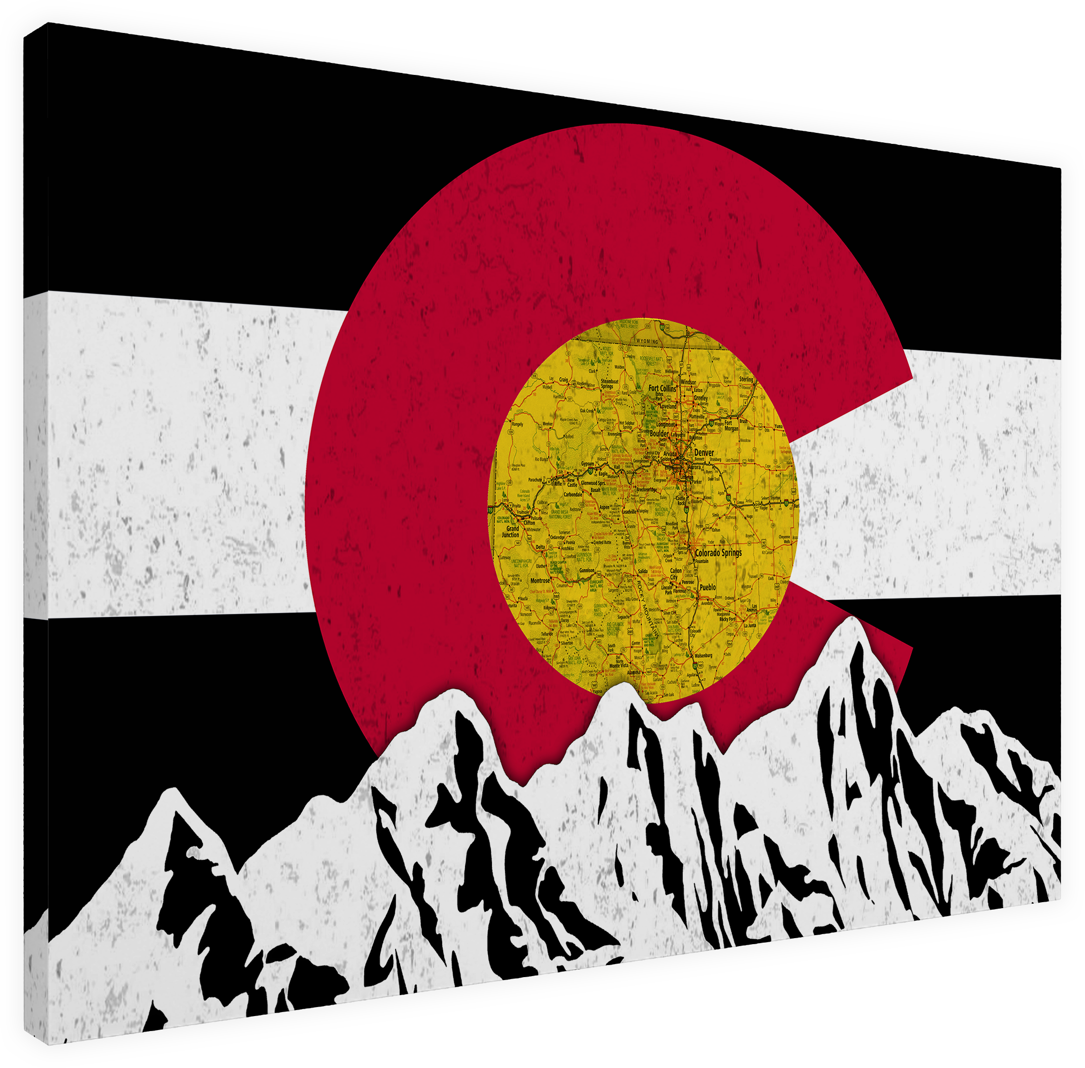 Colorado Flag Design_2 Canvas Print