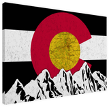 Colorado Flag Design_2 Canvas Print