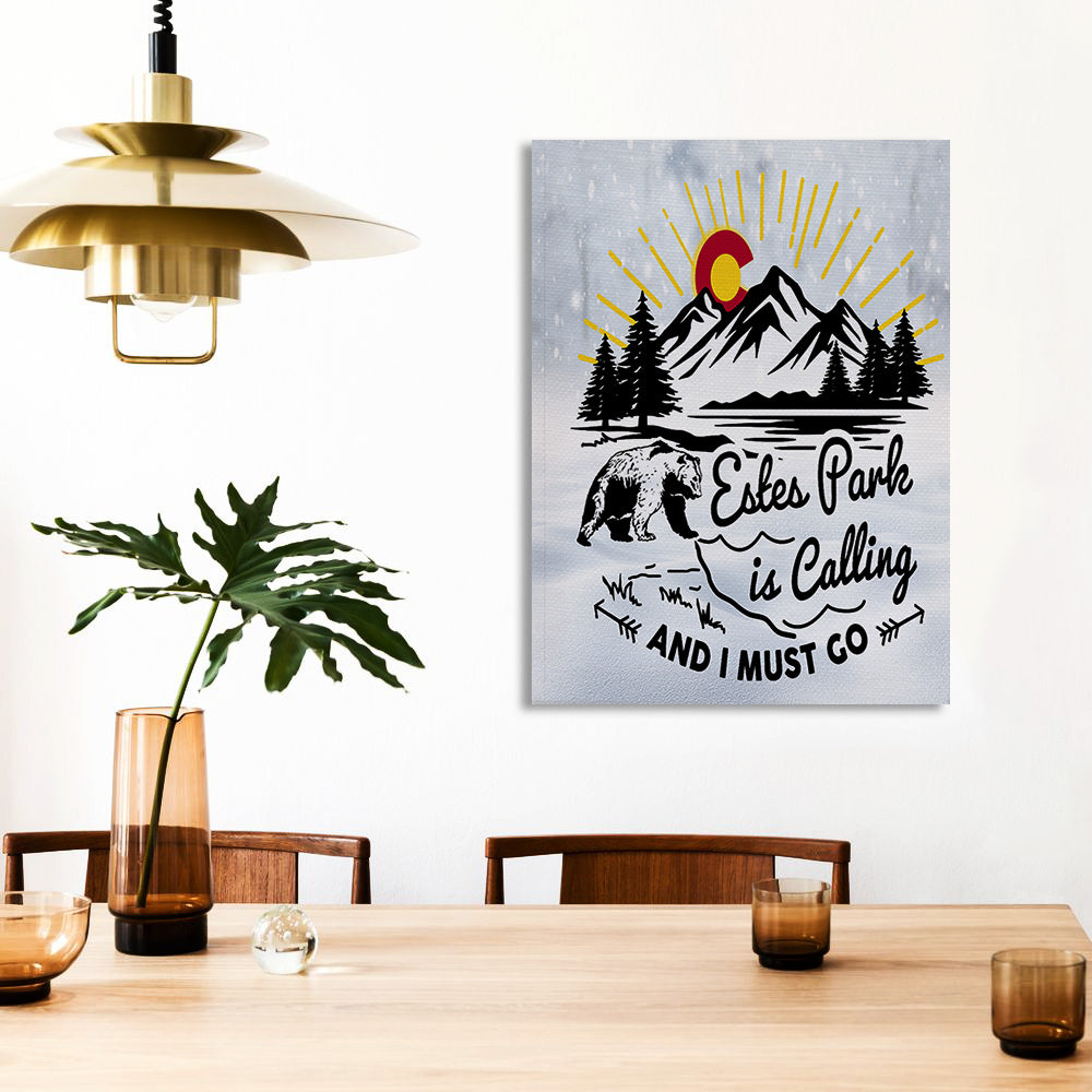 Estes Park Design_7 Canvas Print