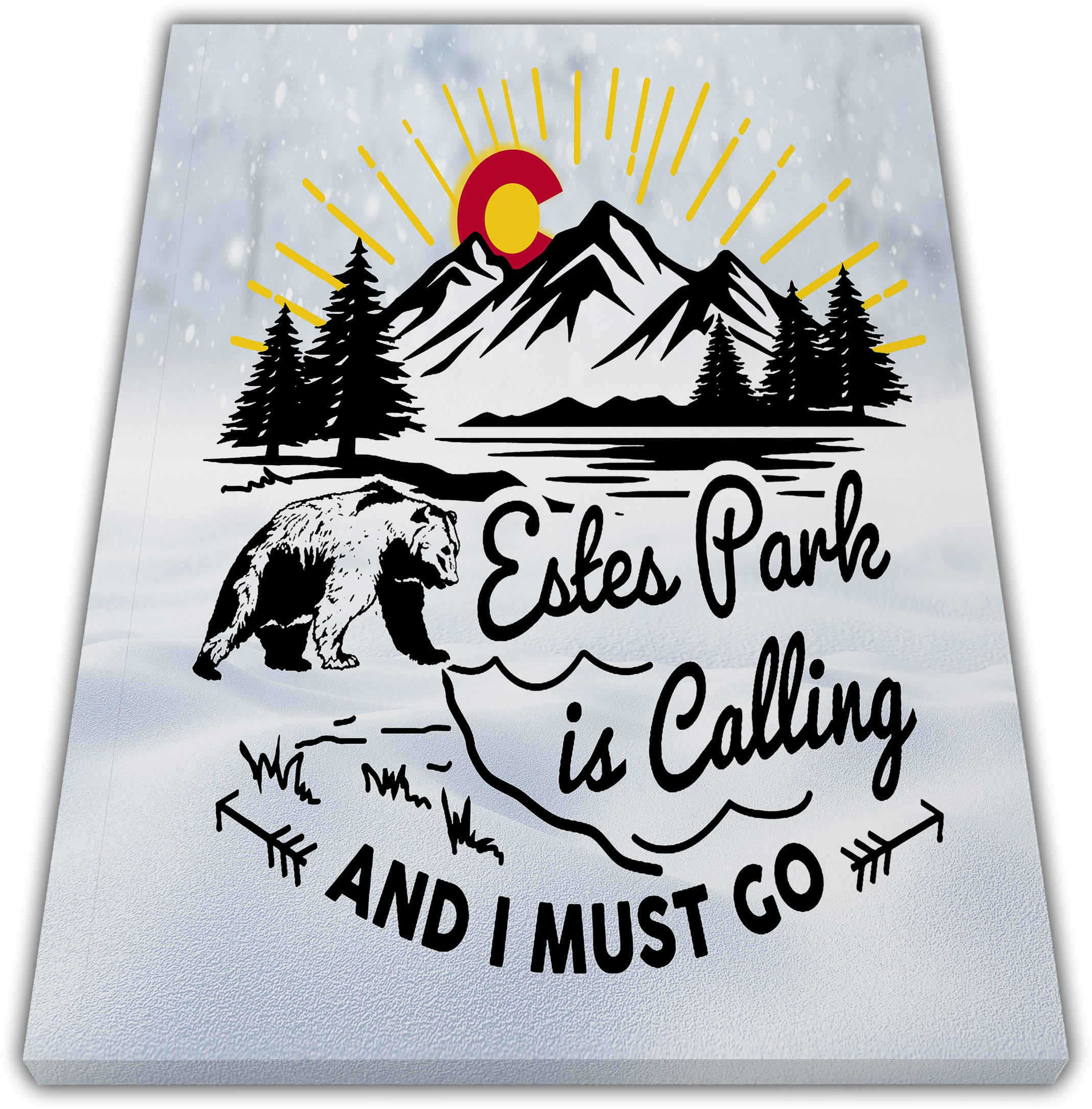 Estes Park Design_7 Canvas Print