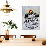 Estes Park Design_7 Canvas Print