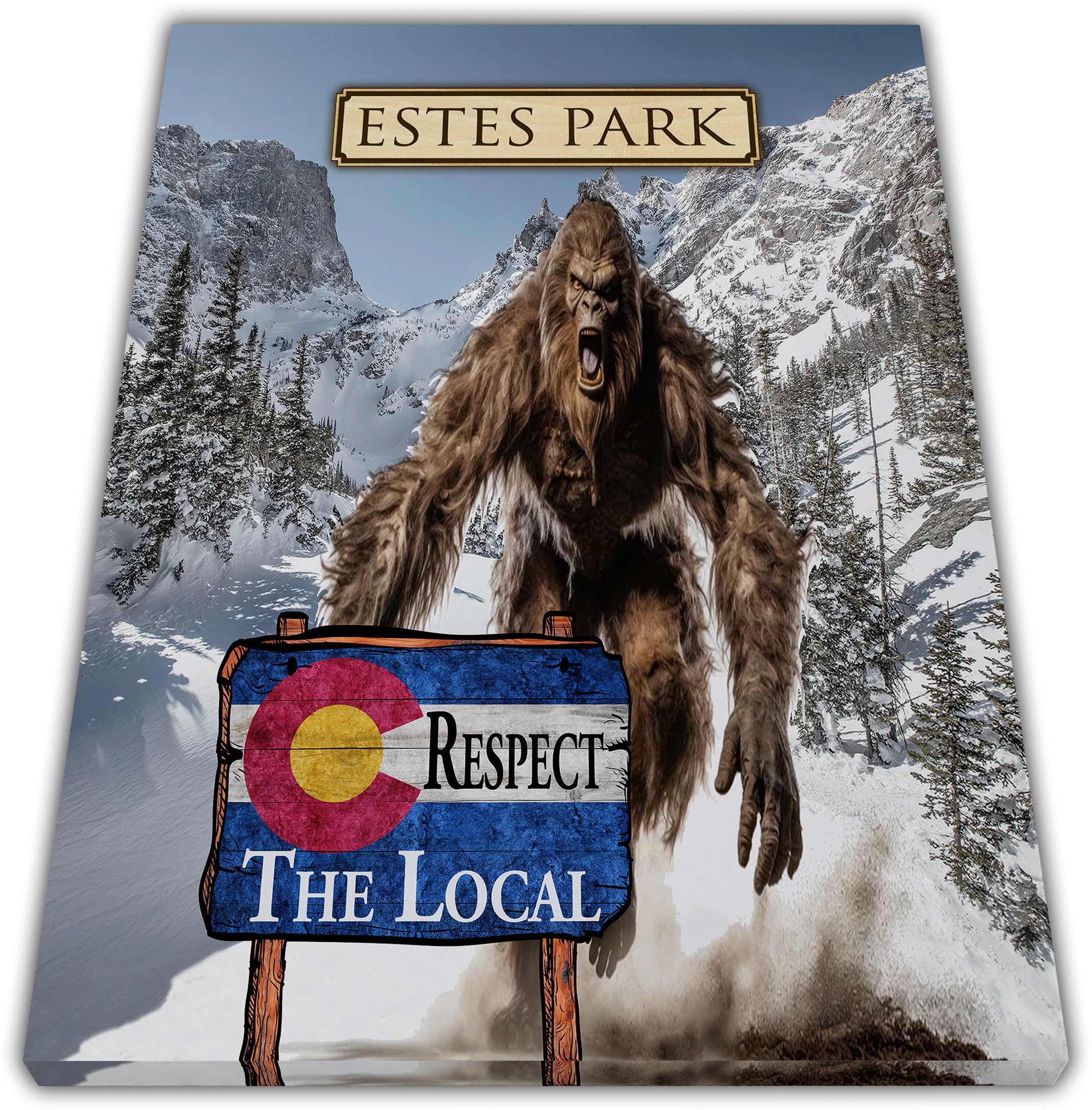 Estes Park Design_8 Canvas Print