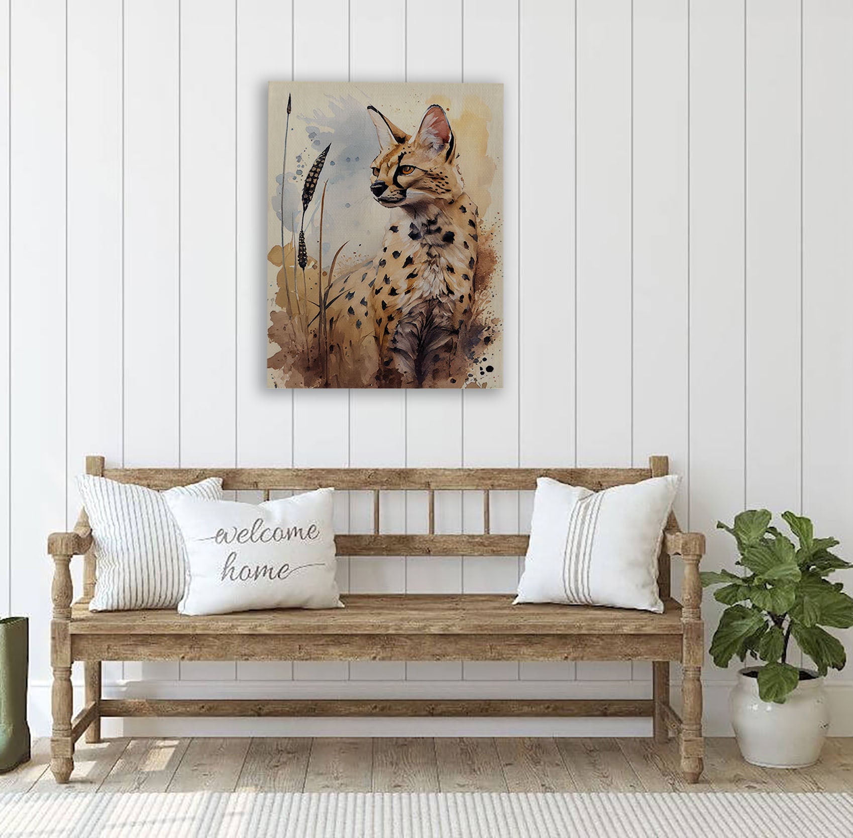 Cat Amids Canvas Print