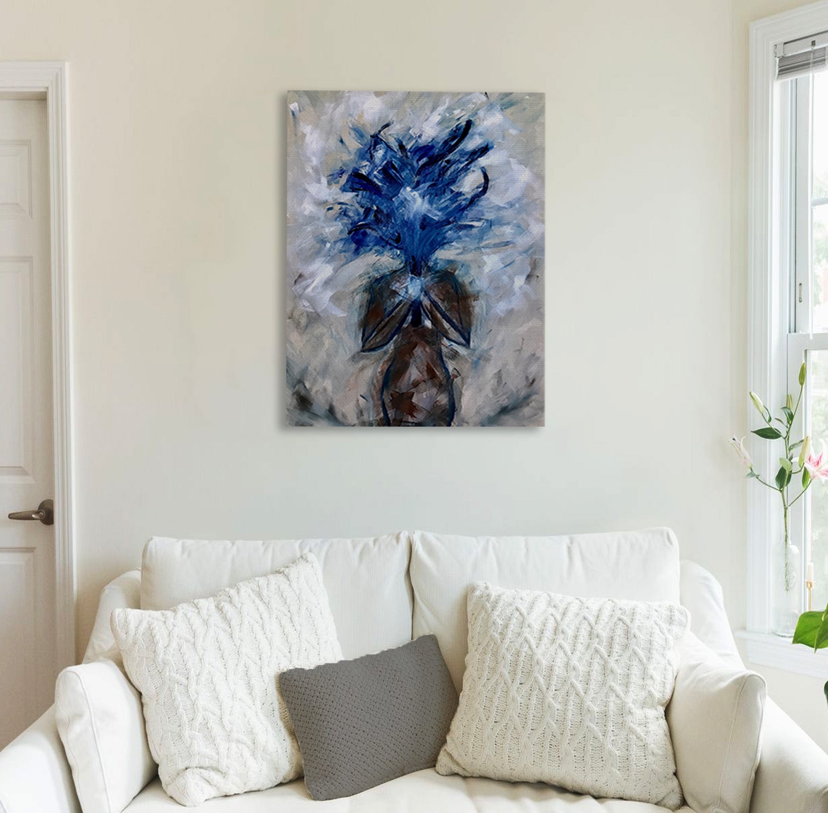 Celestial Blue Canvas Print