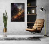 Celestial Ember Canvas Print