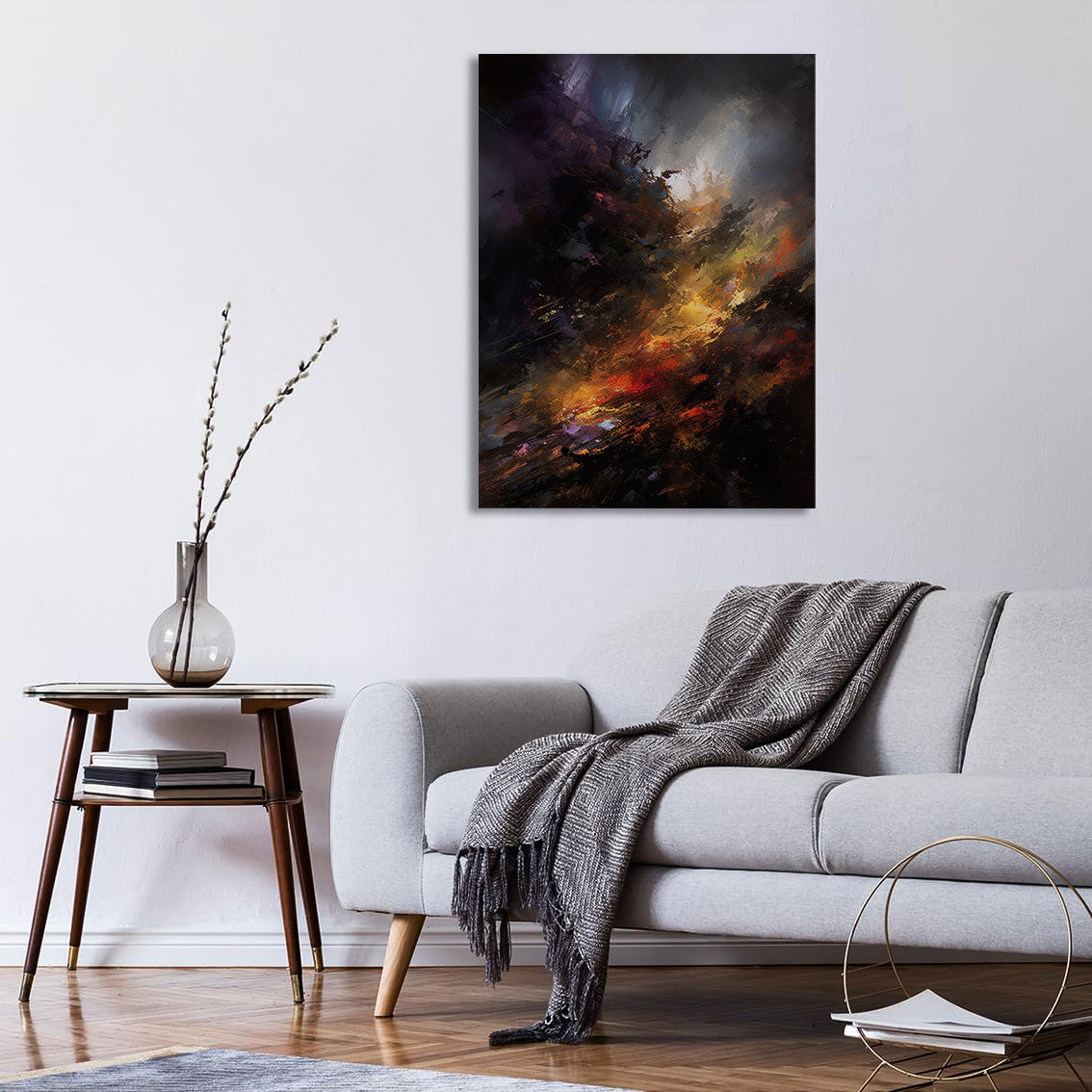 Celestial Ember Canvas Print