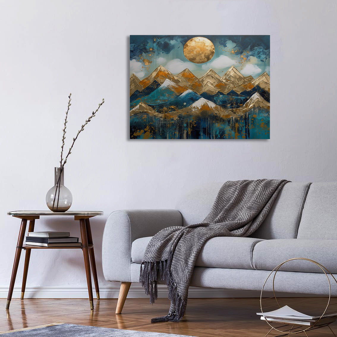 Celestial Moon Canvas Print