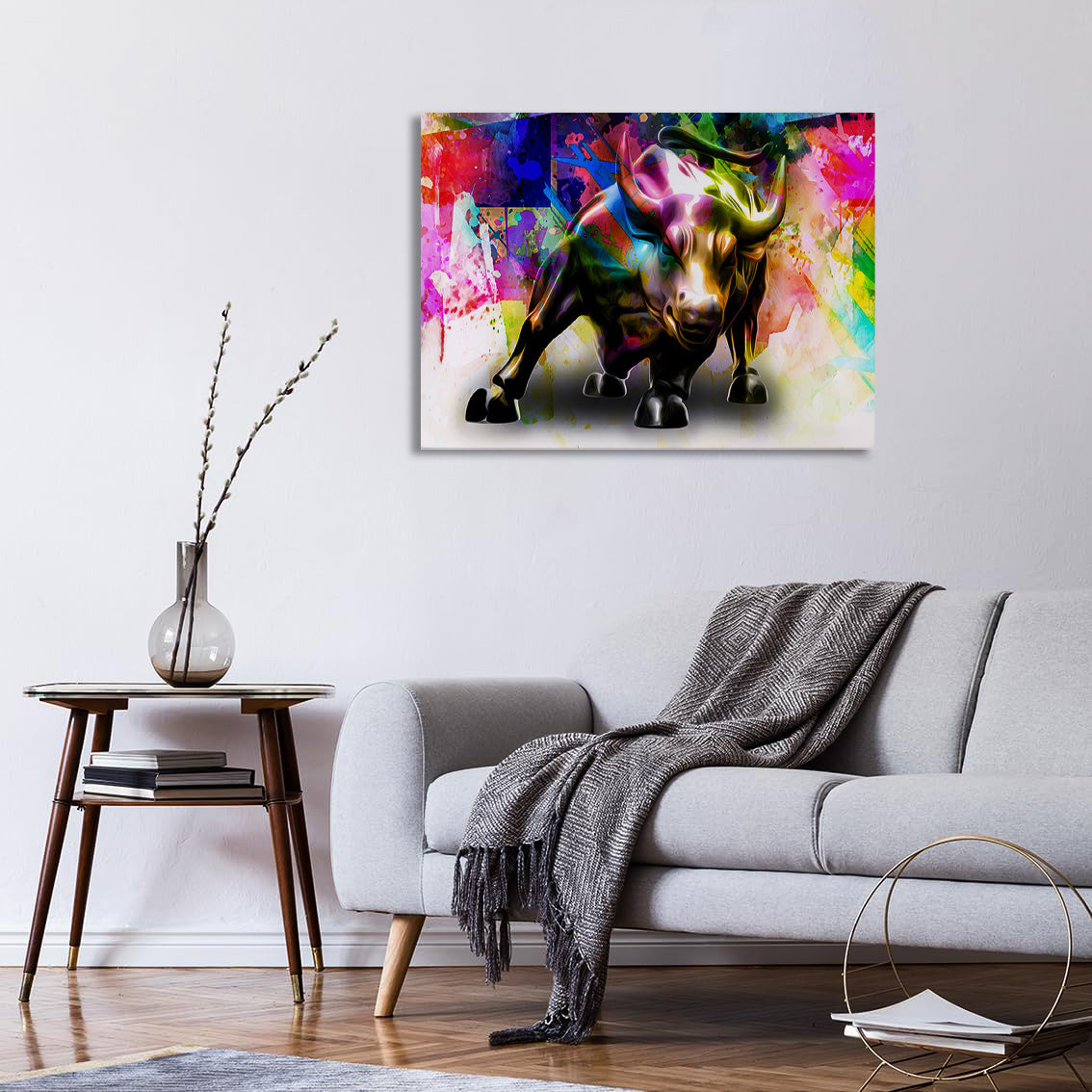 Charging Bull Canvas Print