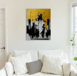 City Runner Canvas Print