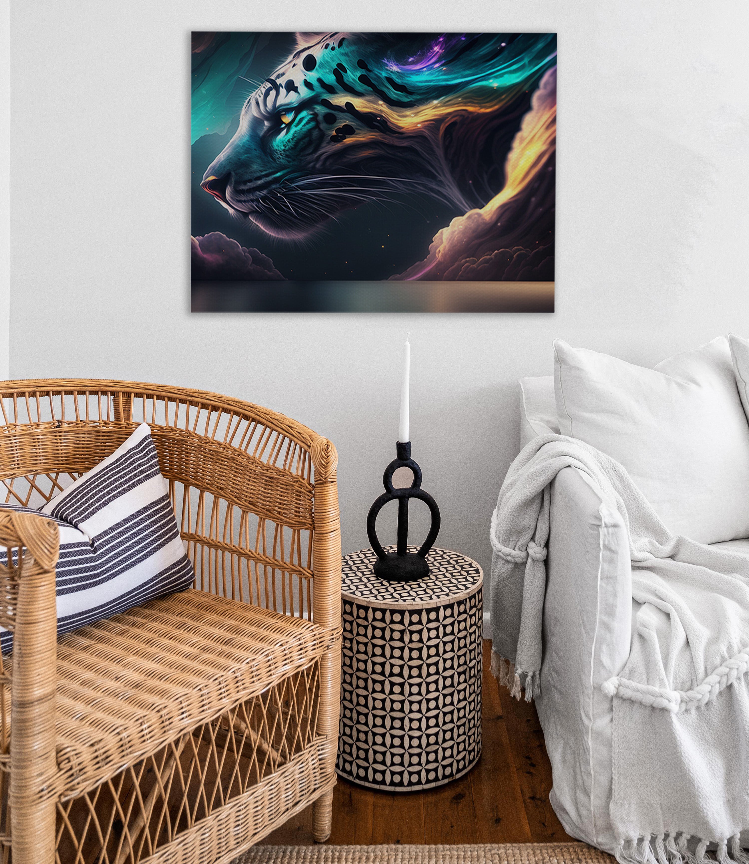 Colorful Tiger Canvas Print