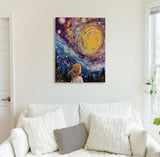 Cosmic Gaze Canvas Print