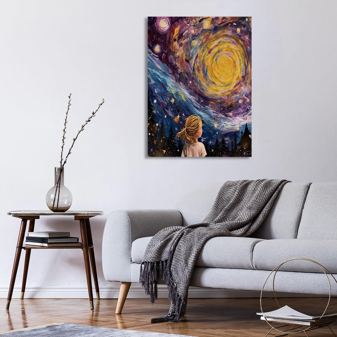 Cosmic Gaze Canvas Print