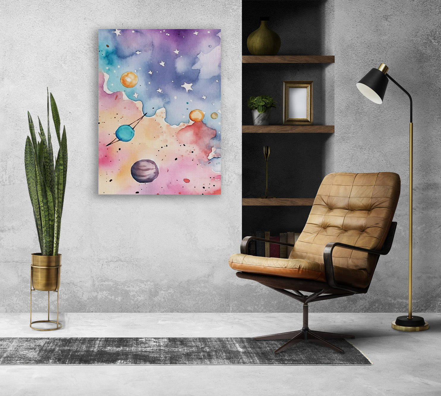 Cosmic Journey Canvas Print