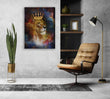 Cosmic Lion Canvas Print