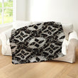 Damask-Saiful Throw Sherpa Blanket