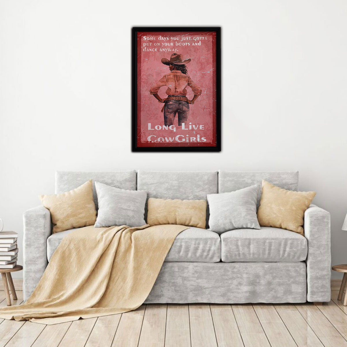 Dance Away Framed Canvas