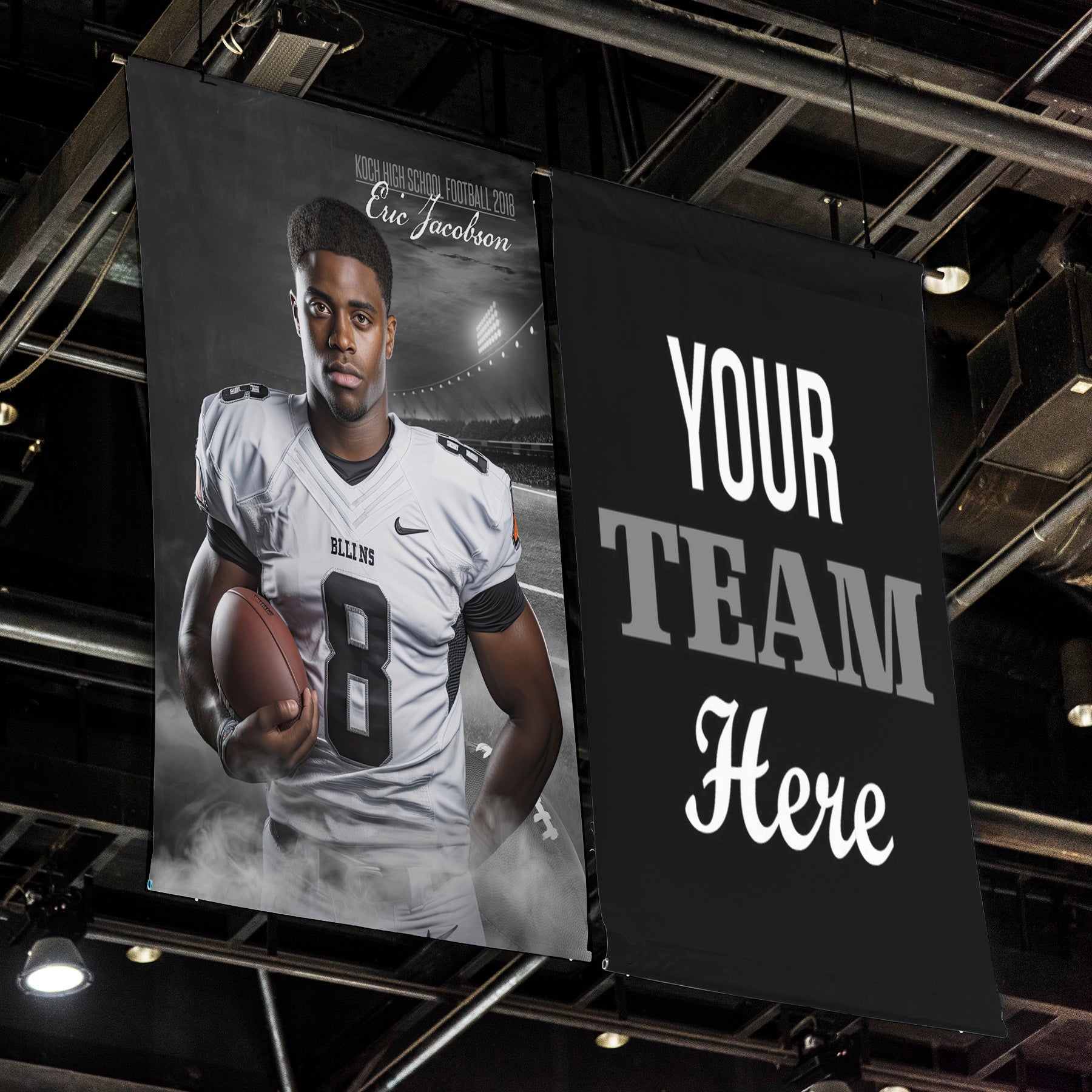 Dream Weaver Football Banner