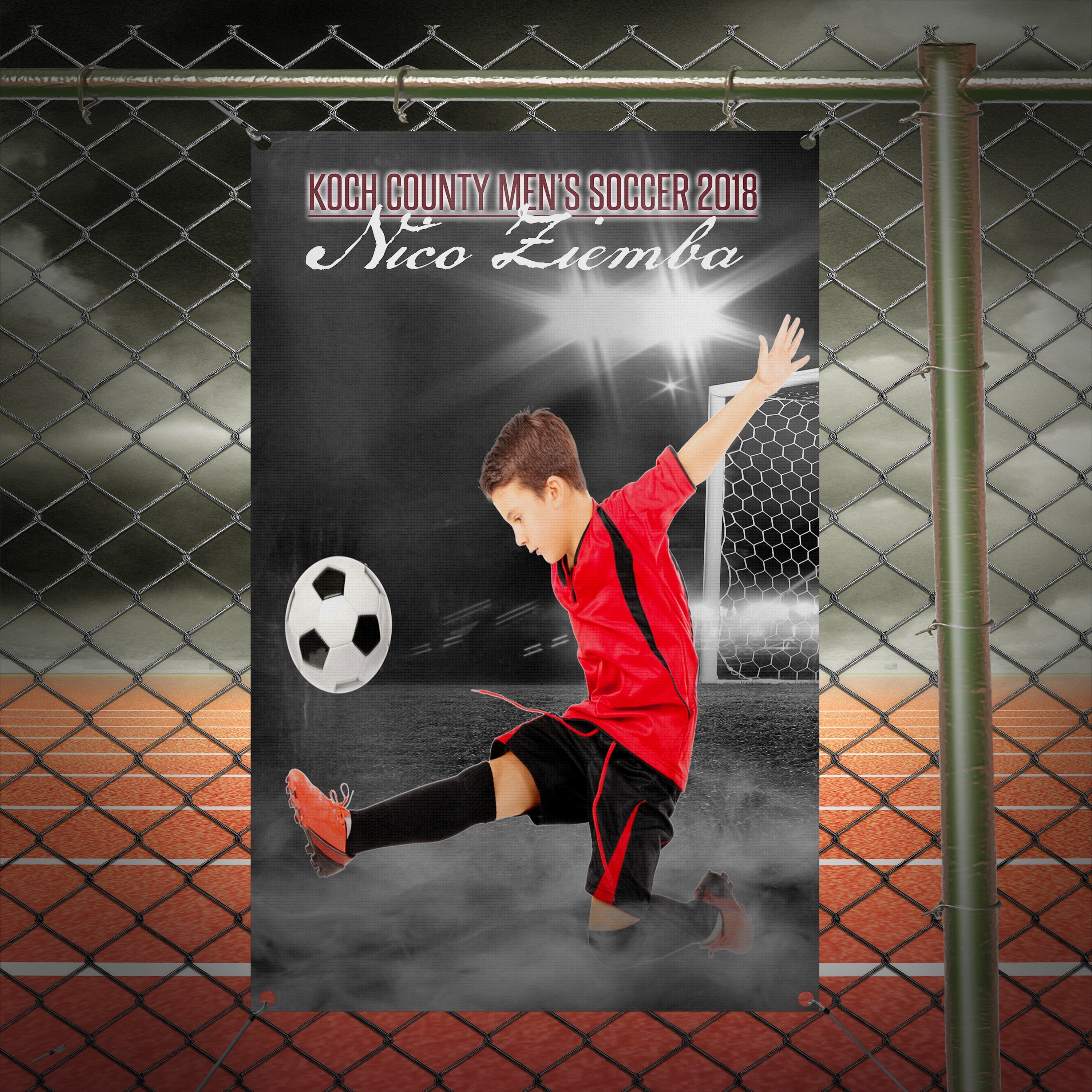 Dream Weaver Soccer Banner