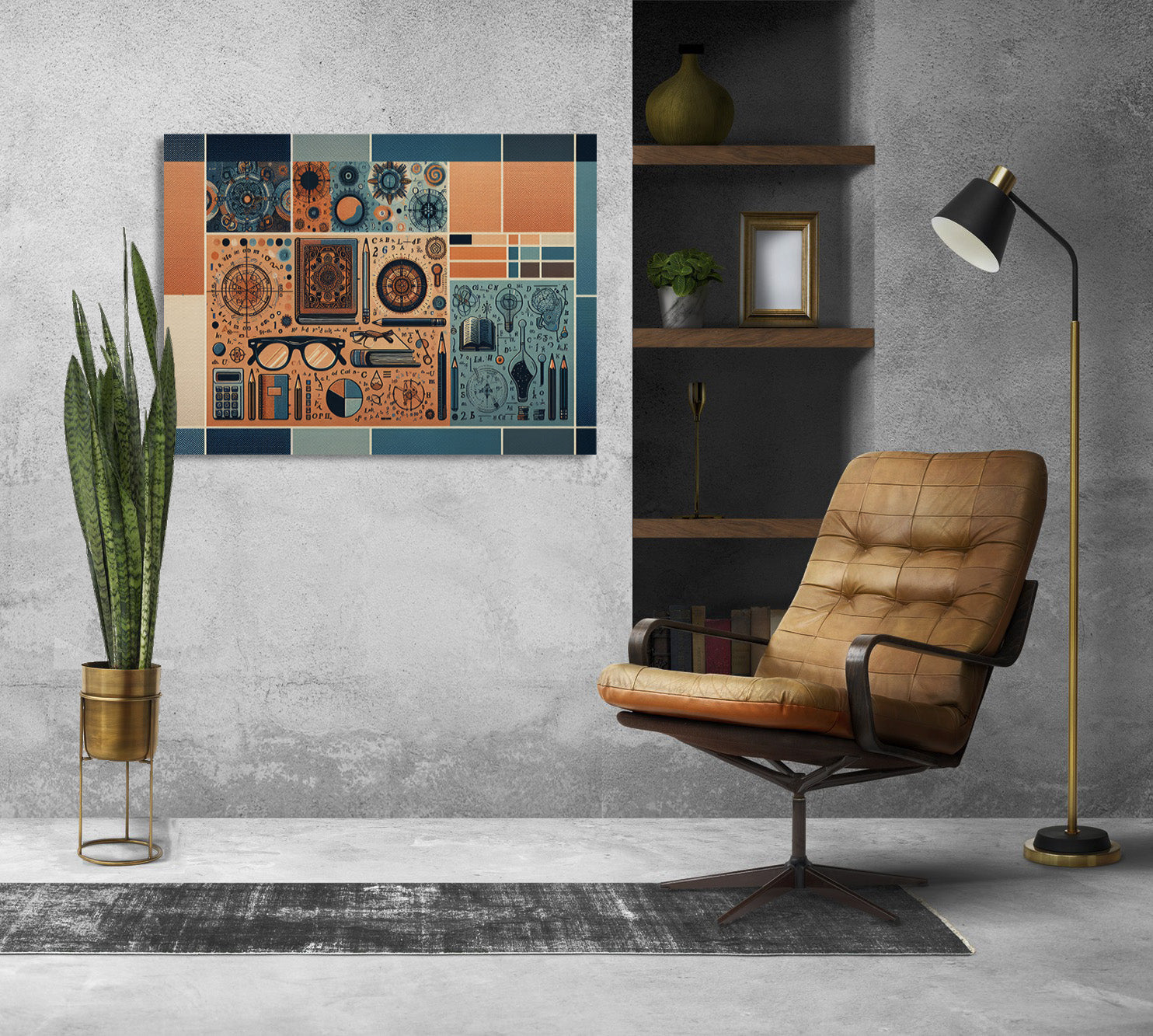 Eclectic Geeky Canvas Print