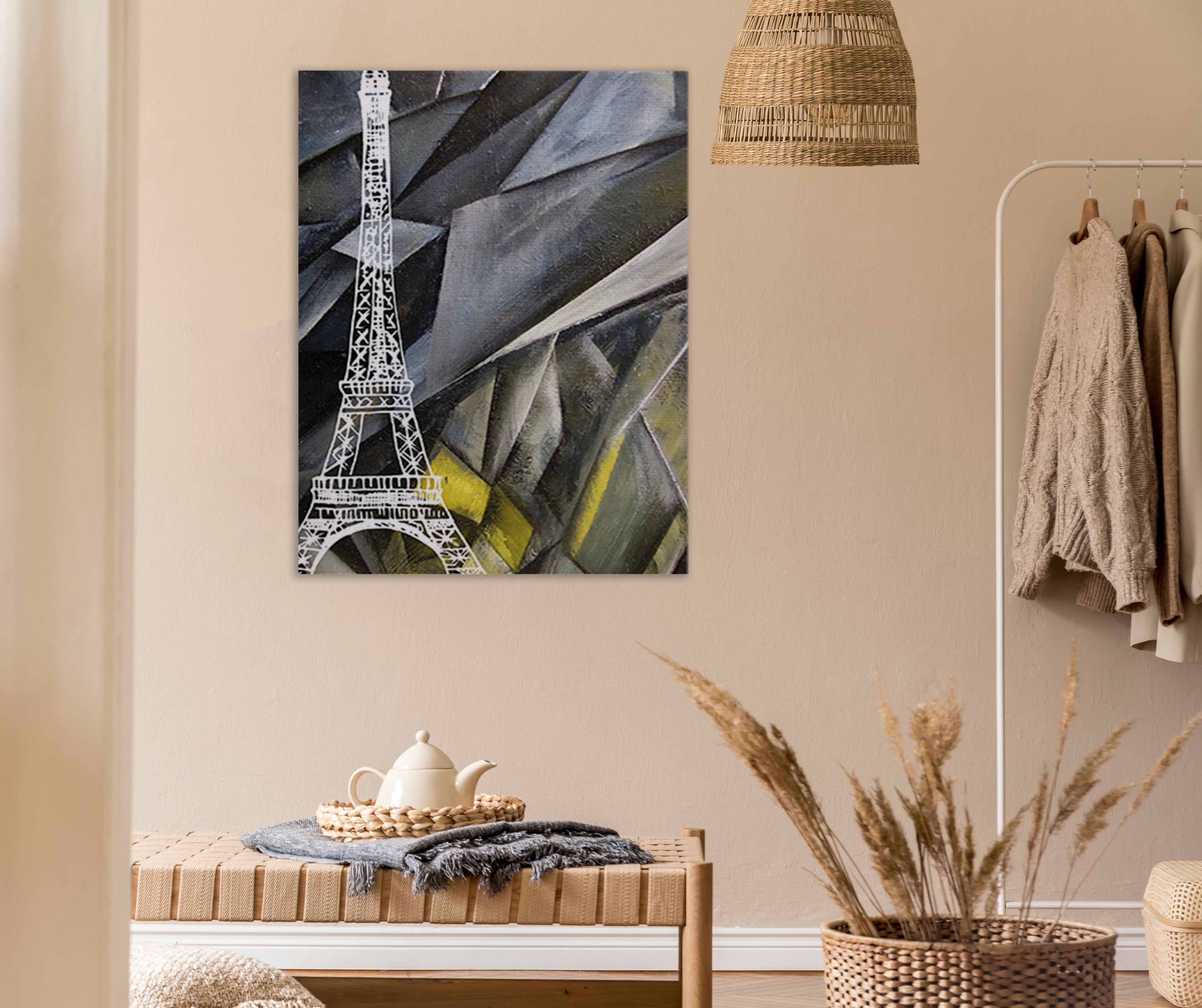 Eiffel Radiance Canvas Print