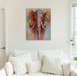 Elephant Expression Canvas Print