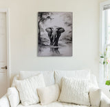 Elephant Journey Canvas Print