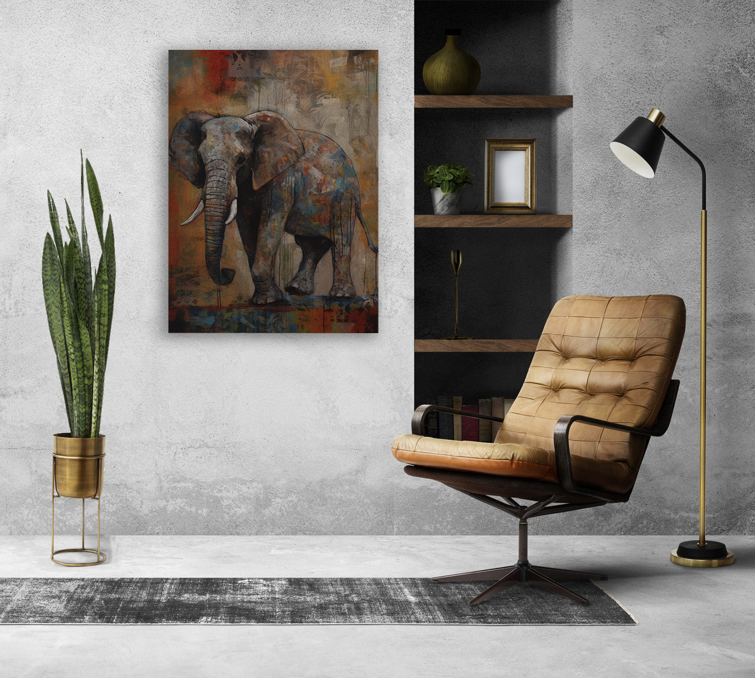 Elephantine Canvas Print